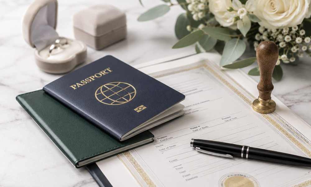 name mismatch marriage documents in Seychelles